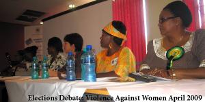 Elections debate participants from political parties in South Africa